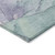 3' X 5' Pale Aqua And Lavender Abstract Washable Indoor Outdoor Area Rug