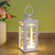 12" White Glass Floor Candelabra Candle Holder