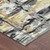 8' X 10' Gray And Granite Gray Abstract Washable Indoor Outdoor Area Rug