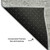 3' X 5' Gray And Ivory Floral Washable Area Rug With UV Protection