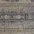8' X 12' Gray Blue and Ivory Wool Floral Hand Knotted Area Rug