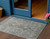 3' X 5' Pewter And Gray Floral Washable Indoor Outdoor Area Rug