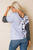 Who Says Leopard Color Block Top