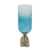 Ombre Glass And Aluminum Pedestal Table Vase