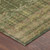 9' X 12' Olive Green And Green Tribal Washable Indoor Outdoor Area Rug