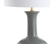 27" Steel Blue And Gold Novelty Table Lamp With Drum Shade