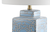 22" Gold Square Table Lamp With Drum Shade