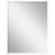 38" White Solid Wood Framed Accent Mirror
