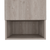 16" Light Gray Wood Floating Single Door Bathroom Vanity And Medicine Cabinet