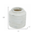 6" White Stoneware Round Jug Vase