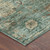 3' X 5' Blue And Teal Blue Abstract Washable Indoor Outdoor Area Rug