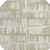 8' Green And Denim Blue Round Abstract Washable Indoor Outdoor Area Rug