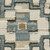 7' X 10' Ivory Blue And Brown Floral Area Rug With Fringe