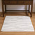 4' X 6' Gray Abstract Shag Power Loom Area Rug