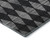 9' X 12' Charcoal And Ivory Diamond Washable Area Rug With UV Protection