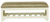 48" X 16" X 16" Off White Wood Leather Bench