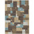 8' X 10' Brown And Pewter Geometric Washable Indoor Outdoor Area Rug