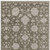 5' X 8' Gray And Light Gray Oriental Area Rug