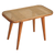 28" Brown Solid Wood Storage Bench With Cabinet