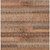 5' X 8' Copper And Peach Striped Washable Indoor Outdoor Area Rug