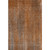 3' X 5' Rust And Gray Striped Washable Area Rug With UV Protection
