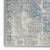 5' X 7' Ivory Blue And Gray Abstract Distressed Area Rug