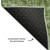 8' X 10' Olive Green And Ivory Abstract Washable Area Rug With UV Protection