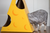 Monster Cheese Wedge Cardboard Cat House
