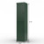 17" Green Solid Wood Free Standing Double Door Linen Cabinet