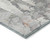 9' X 12' Copper And Gray Abstract Washable Indoor Outdoor Area Rug
