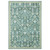 2' X 3' Teal And Green Oriental Washable Area Rug