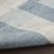 3' X 5' Blue And Ivory Geometric Washable Area Rug