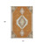 10' X 14' Copper Gold And Beige Oriental Washable Area Rug With UV Protection