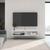 48" White Wood Fireplace Entertainment Center