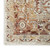 5' X 8' Ivory And Red Floral Distressed Area Rug