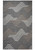 8' X 10' Gray Brown And Ivory Wool Geometric Hand Tufted Area Rug