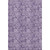 10' X 14' Plum And Purple Floral Washable Area Rug With UV Protection