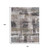 10' X 13' Gray Taupe And Ivory Abstract Distressed Area Rug