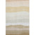 9' X 12' Wheat And Ivory Striped Washable Area Rug With UV Protection
