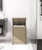 13" Brown Solid Wood Bathroom Storage Furniture Set