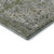 10' X 14' Artichoke Green Gray And Charcoal Oriental Washable Area Rug With UV Protection