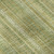 8' Artichoke Green And Gold Striped Washable Round Rug With UV Protection