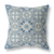 18 Gray Indigo Paisley Indoor Outdoor Throw Pillow