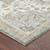 8' Beige And Copper Round Oriental Washable Indoor Outdoor Area Rug
