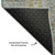 9' X 12' Teal And Brown Oriental Washable Area Rug With UV Protection