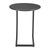 20" Black Aluminum Round Outdoor Side Table