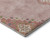 9' X 12' Pink Ivory And Gray Oriental Washable Area Rug With UV Protection