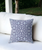 26 Indigo Blue Geostar Indoor Outdoor Throw Pillow