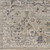 10' Ivory Black And Taupe Southwestern Distressed Runner Rug With Fringe