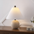 16" Beige Novelty Table Lamp With Empire Shade